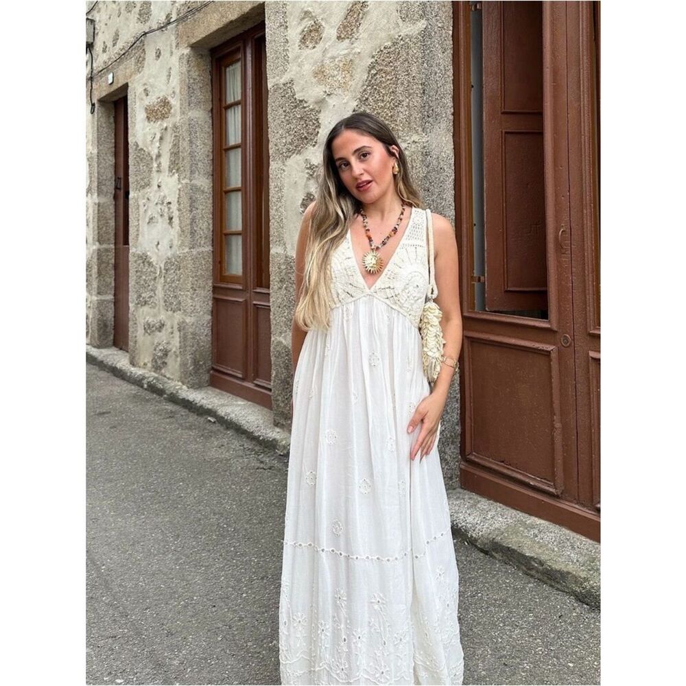 Zara Crocheted Dress Limited Edition New